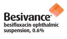 BESIVANCE (besifloxacin ophthalmic suspension) 0.6% logo